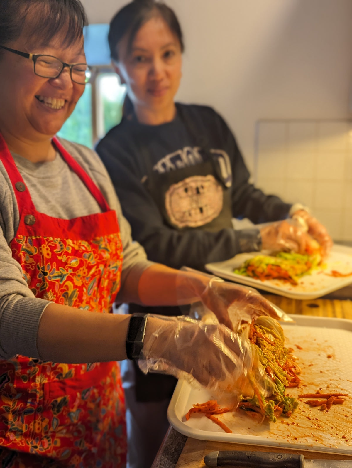 Kimchi class at Understory House