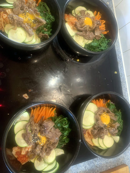 SSUG grain bowl with Korean fried chicken